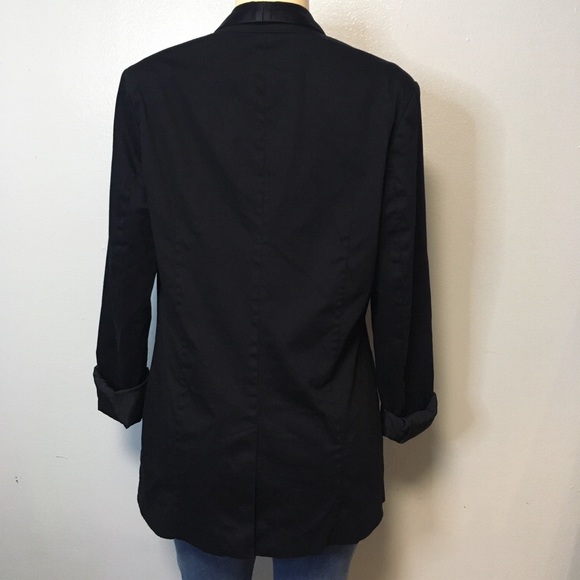 SOLD❌Who What Wear Open Front Tuxedo Blazer Black - Picture 7 of 16